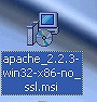 Win32 Binary (MSI Installer): apache_2.2.3-win32-x86-no_ssl.msi